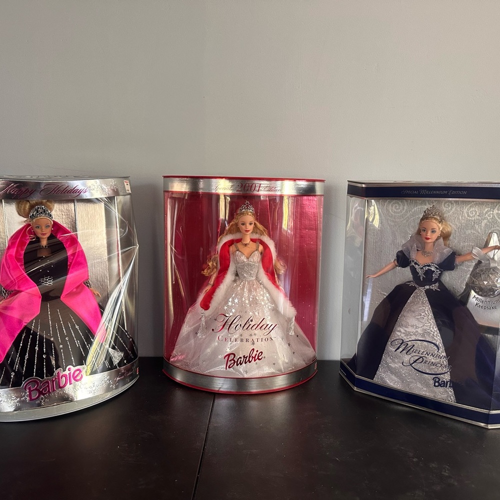 Barbie Holiday Celebration Doll in Silver and Red